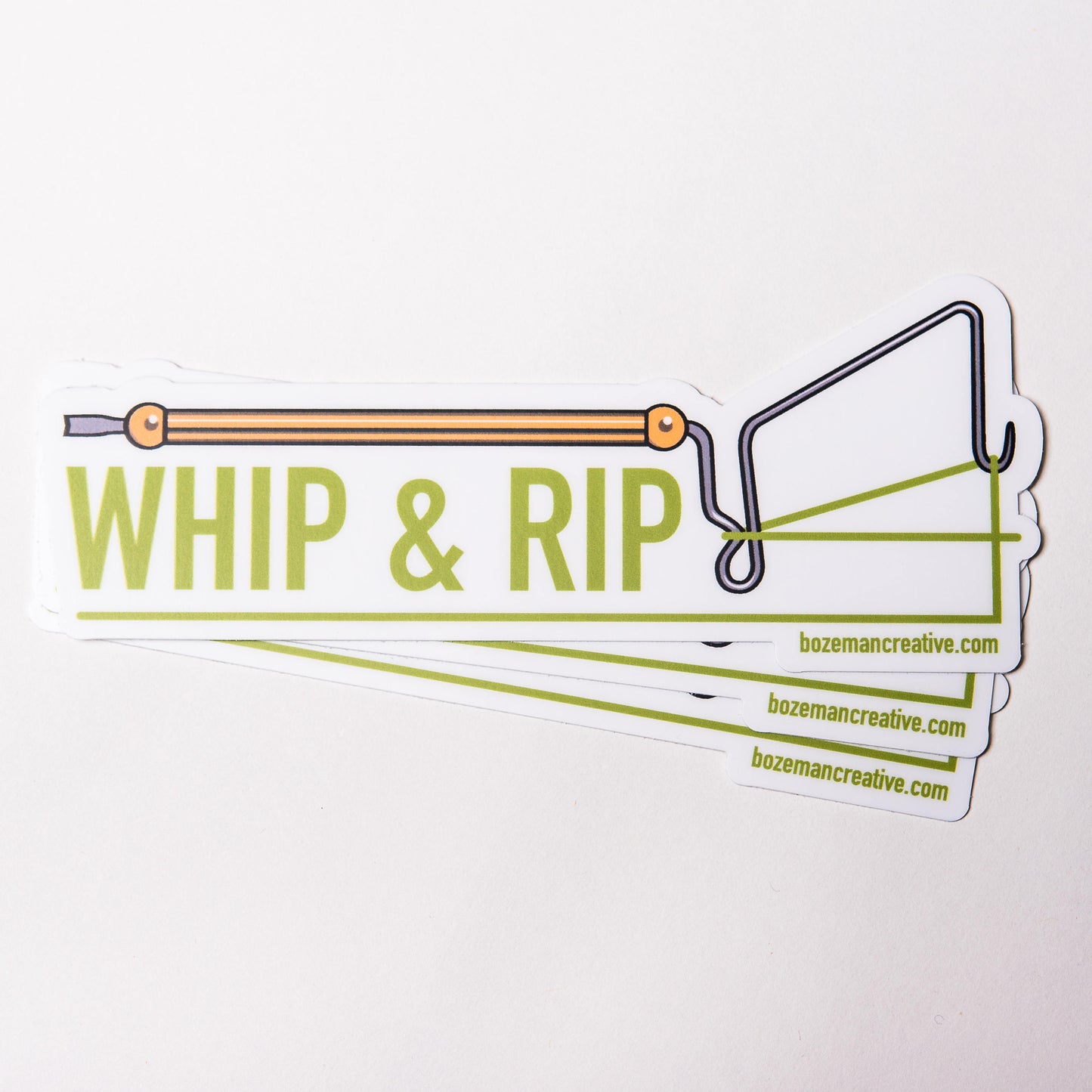 Whip & Rip - Fly Tying Sticker