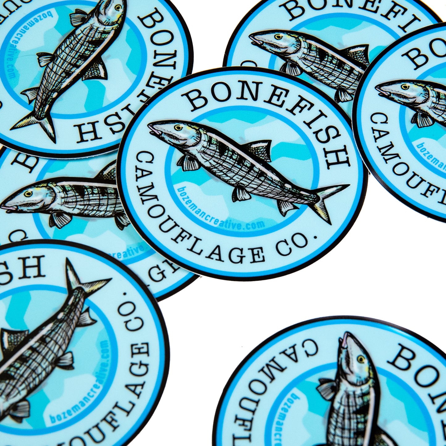 Bonefish Camouflage Co. - Fly fishing Sticker
