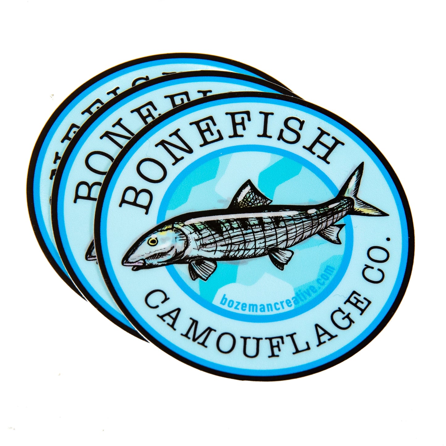 Bonefish Camouflage Co. - Fly fishing Sticker
