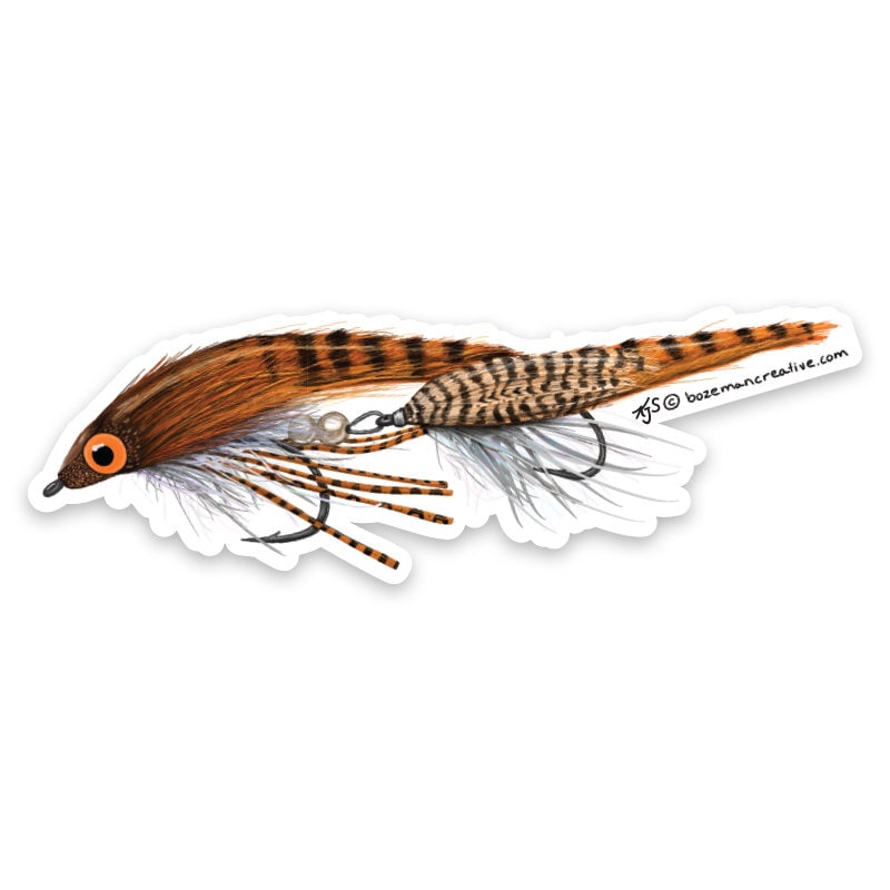 The Sid Fly - Fly fishing Sticker