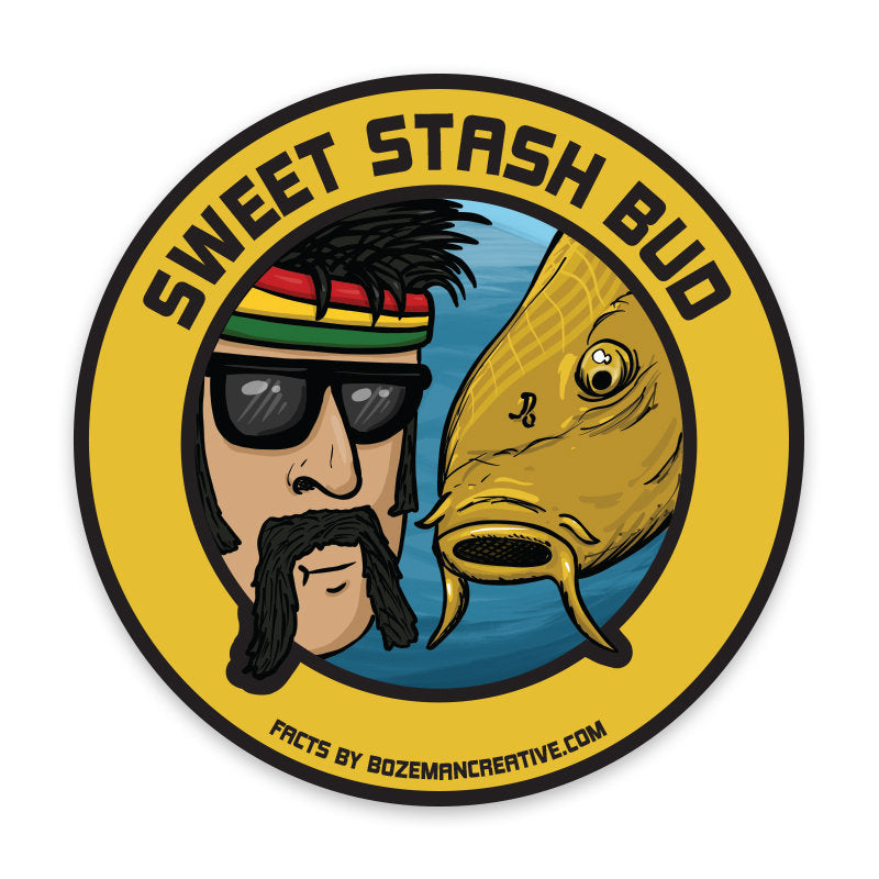 Sweet Stash Bud - Carp Fly Fishing Sticker