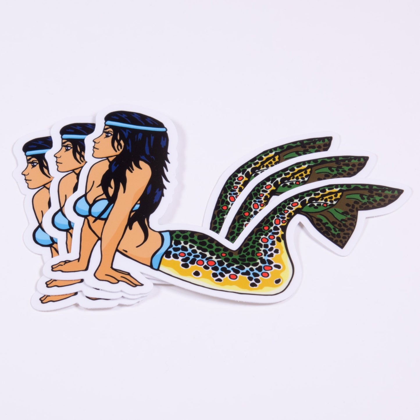 Mertrout - Mermaid Brown Trout Sticker